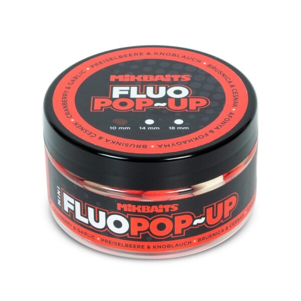 Mikbaits Plovoucí fluo boilie 18mm 150ml,Mikbaits Plovoucí fluo boilie 18mm 150ml