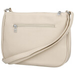 Stylová dámská koženková crossbody kabelka Kajla, béžová