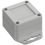 TRU COMPONENTS TC-10860396 Přírubové pouzdro 60 x 60 x 40.10 polykarbonát světle šedá 1 ks