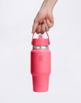 Hydro Flask Wide Mouth Travel Bottle with Flex Straw Cap (710 ml) Popstar Pink