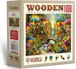 WOODEN CITY Dřevěné puzzle Houbová říše divů