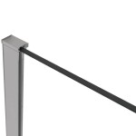 CERANO - Profil pro sprchové zástěny Walk-in Onyx Half - 8 mm - chrom - 15 mm CER-676786