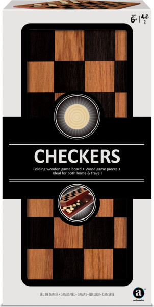 Dáma - Dřevěná hra - Clementoni