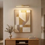 Koupelnové nástěnné LED svítidlo SWE043-1W 40cm GOLD OSW-20143