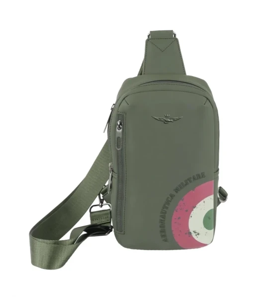Batůžek crossbody Aeronautica Militare Runway AM-553-33 zelená 2,7 L