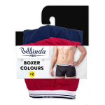 Dvojbalení bavlněných boxerek BOXER COLOURS 2x - BELLINDA - červená XL