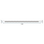 REA - Sprchová hadice Chrome 150 cm REA-08020
