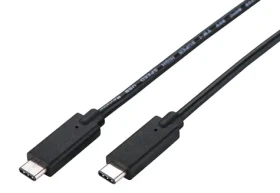 C-TECH USB-C kabel 2 m černá / USB-C (M) - USB-C (M) (8594125013646)