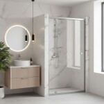 REA - Sprchové dveře Primo Swing 80 Chrome REA-K2563