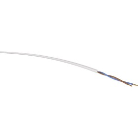 VER H03VV-F 2x0,75 ws Ri.100 energetický kabel H03VV-F 2 x 0.75 mm² bílá 100 m