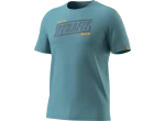 Dynafit Graphic Cotton pánské triko krátký rukáv Smoke Blue/Tabloid vel. XL