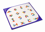 Mamido Skládačka Tangram se 7 magnetickými kostkami
