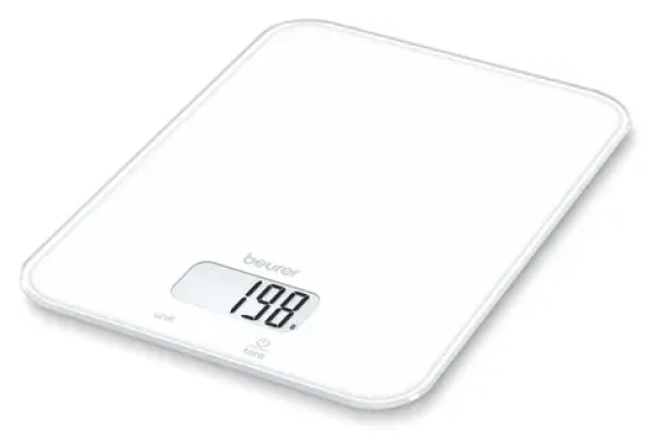 Beurer KS 19 bílá (4211125106812) / Kuchyňská váha / max. 5 kg / rozlišení 1 g / LCD displej (4211125106812)