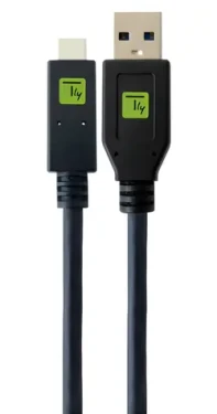 Techly USB-A - USB-C 2 m černý / Kabel / USB 3.2 Gen 1 / 5 Gbit/s / rychlonabíjení (ICOC-MUSB31-CMAM20T)