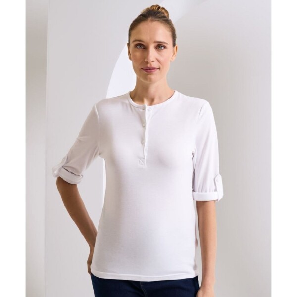 BAUINVEST Triko dámské s rolovatelnými rukávy PR 318