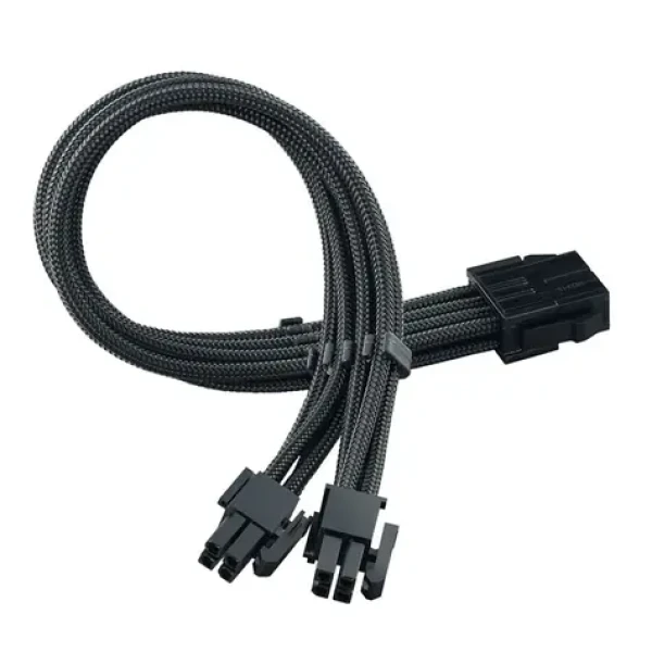 SilverStone Kabel EPS 8-Pin na 2x EPS/ATX 4+4-Pin 300mm - černá (SST-PP07E-EPS8B)