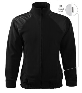 Jacket Hi-Q fleece unisex černá 01 (brand label) 3XL