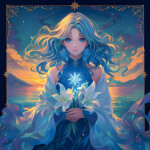 Nástěnný kalendář poznámkový 2027 Notique Anime Zodiac, 30 x 30 cm