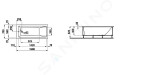 Laufen - Solutions Sprchová vanička 1200x900 mm, bílá H2154440000001