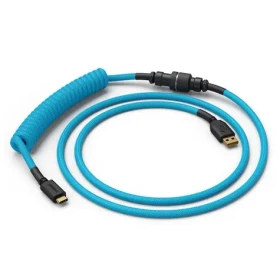 Glorious Coiled Cable elektrická modrá / USB-C (M) - USB-A (M) / 1.37m (GLO-CBL-COIL-EB)