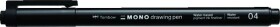 Tombow Fineliner MONO drawing pen - hrot 04 černá