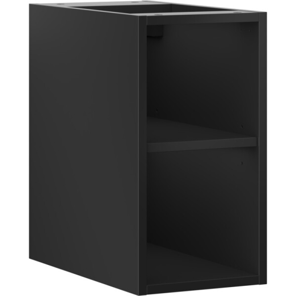 MEXEN - Box-A otevřená skříňka s policí 25, černá mat 91AX2-0250-470-0-71