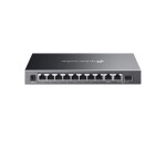 TP-Link OMADA switch ES210GMP (9xGbE,1xGbE/SFPcombo,8xPoE+,123W, fanless) EDF_324293