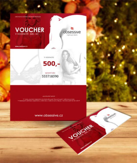 ELEKTRONICKÝ DÁRKOVÝ VOUCHER OBSESSIVE - 500 KČ