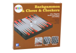 Mamido Sada her 3v1 Magnetická deska Šachy Dáma Backgammon