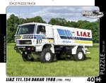 RETRO-AUTA Puzzle TRUCK č.45 Liaz 111.154 Dakar 1988 (1986-1996)