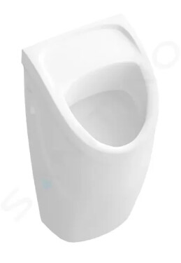 VILLEROY & BOCH - O.novo Odsávací pisoár Compact, zadní přívod, CeramicPlus, alpská bílá 755700R1