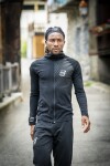 Běžecká mikina Compressport 3D Thermo Seamless Hoodie Zip Black Velikost textilu: