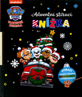 Tlapková patrola Adventní stírací knížka
