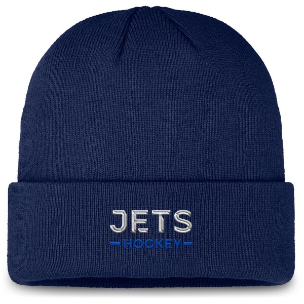 Fanatics Pánská zimní čepice Winnipeg Jets NHL Authentic Pro A/Cap Cuffed Beanie