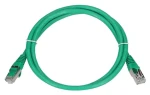 Extralink zelená / Patch kabel / Cat.6 / FTP / 1 m