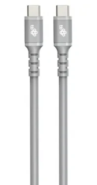 TB Touch USB-C kabel šedý 1m / Nabíjecí a datový kabel / USB-C - USB-C / 60 W / 480 Mb/s / silikonový (AKTBXKUCC2SI10G)