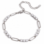 ELENYS Linka – náramek z prémiové oceli Délka náramku: 16,5+5 cm / max. 21,5 cm