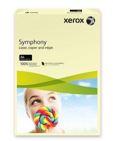 Xerografický papír barevný XEROX Symphony A4, 80g, 500ls - slonovina