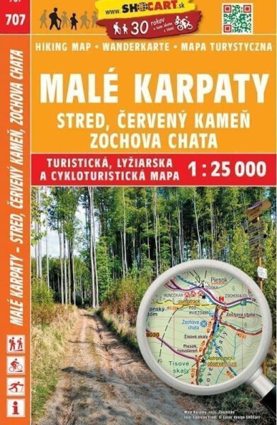 SC 707 Malé Karpaty Červený kameň, 1:25 000