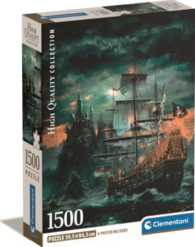 Puzzle Pirátská loď 1500 dílků