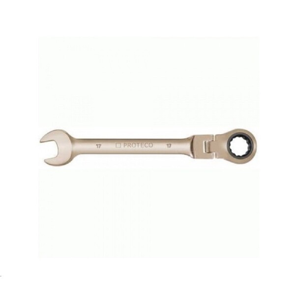 PROTECO 18-343-015 klíč ráčnový očkoplochý 15 mm s kloubem CrV