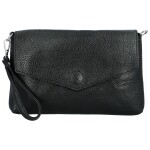 Stylová dámská koženková crossbody kabelka Loren, černá