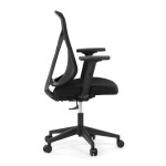 Kancelářská židle, synchronní mechanismus, černá síťovina, KA-S2173 BK