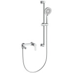CERANO - Vanová nástěnná baterie Velea s příslušenstvím - chrom CER-605269