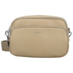 Trendy dámská koženková crossbody kabelka Rory, béžová
