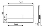 ALCADRAIN Jádromodul - předstěnový instalační systém s bílým tlačítkem M1710 + WC MEXEN TEO ČERNÁ Rimless + SEDÁTKO AM102/1120 M1710 ME02