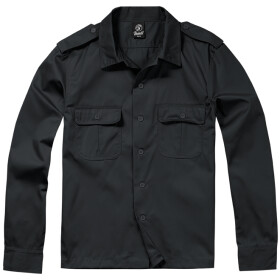 Brandit Košile US Shirt Longsleeve černá XXL