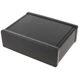 Hammond Electronics 1455T1201BK univerzální pouzdro 120 x 165 x 52 hliník extrudovaný černá 1 ks