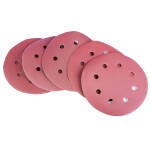 Brusný výsek na suchý zip, 190mm, P220, 8 otvorů, bal. 5ks, WORCRAFT