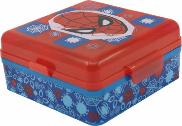 STOR Čtvercový Multi Box na svačinu Spiderman (153883)